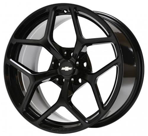 Chevrolet Performance : Wheel, Gen 5 Camaro Z/28 5Y-Spoke, Aluminum, Gloss Black, 19 inch x Wheels YFP8_L5NBF21