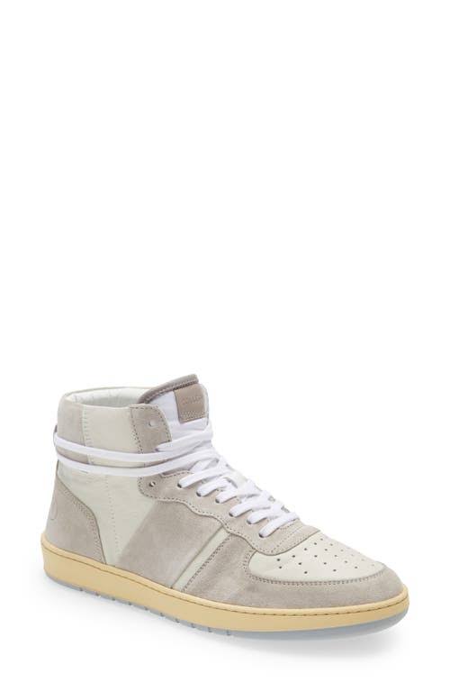 Collegium Pillar Destroyer High Top Sneaker, Size 9Us in White/Bone Suede at Nordstrom QDO8_L2UDQ38