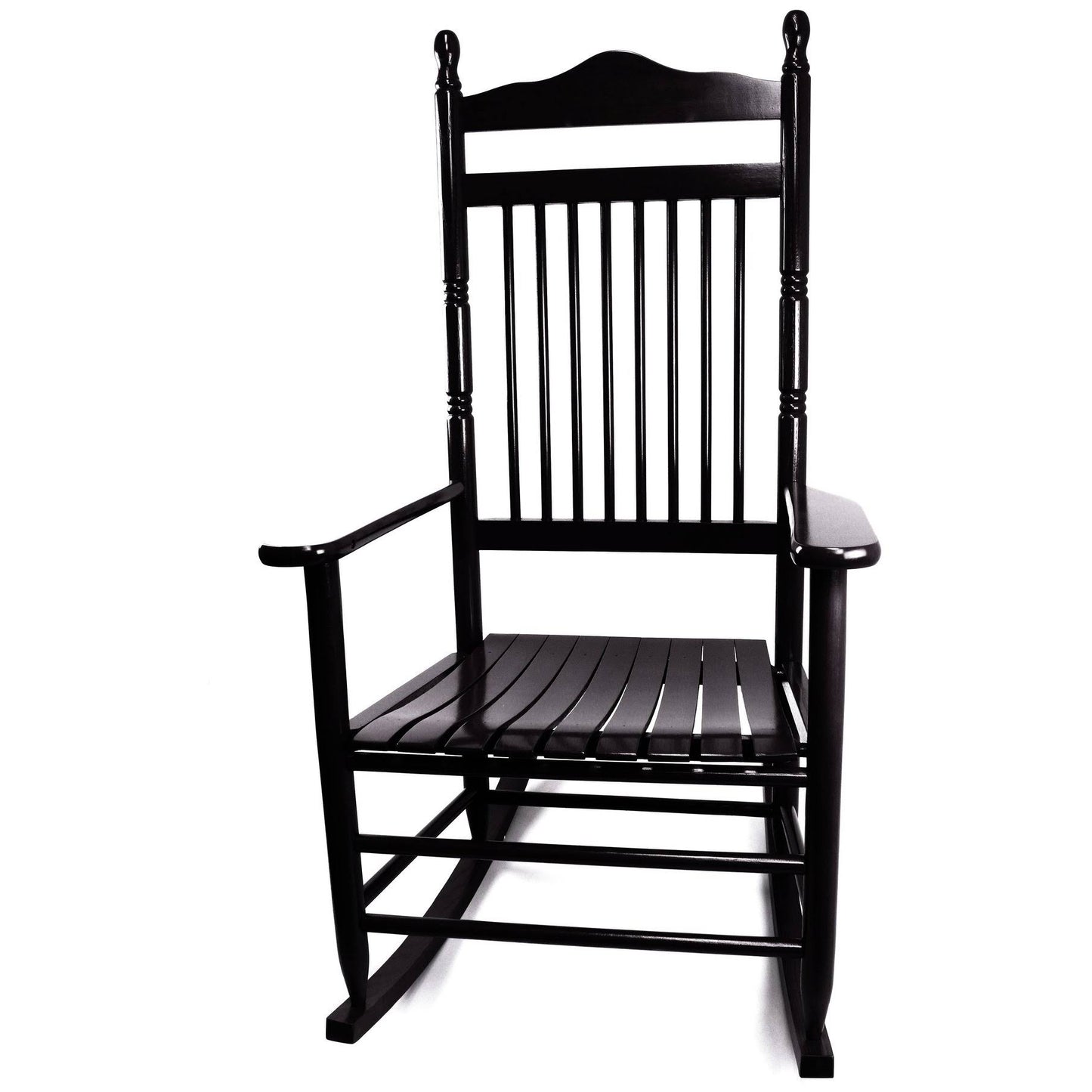 Dixie Seating Calabash Wood Rocking Chair NO. 467srta Woodleaf Black TFA3_E8ZWC24