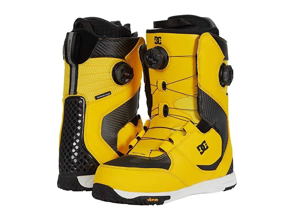 DC Shuksan Dual Boa Snowboard Boots Mens Snow Shoes Yellow : 7 D - Medium PQB3_R8MUP26