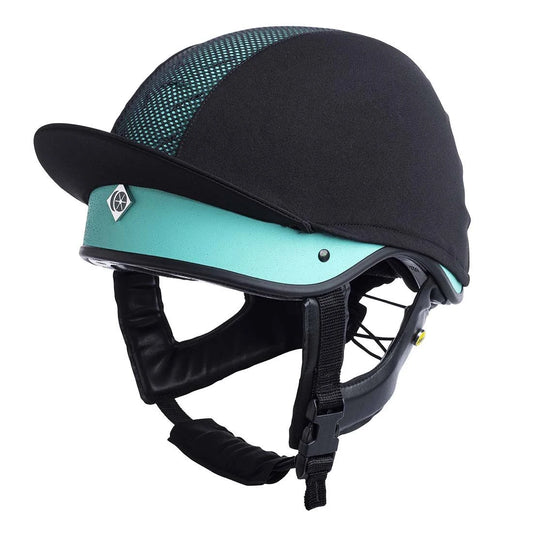 Charles Owens1 Pro Jockey Skull-Round-2;Aquamarine GEN9_T7WFX50