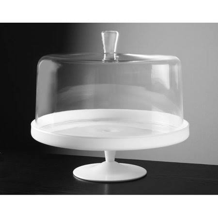 Charlton Home Deyoung Cake Stand, Clear OCC1_K1ZBC54