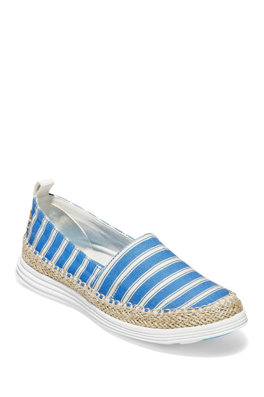 Cole Haan Women Ella Grand Espadrille Shoes Blue 7 TPY2_B9YJK43