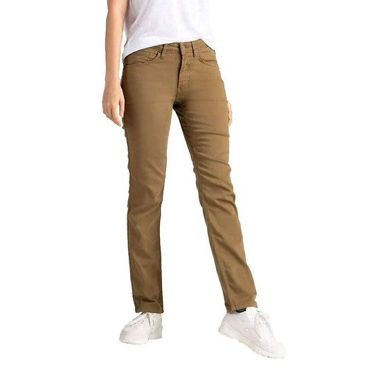 Dish Womens No Sweat Slim Straight Pant - 27x30 / Tobacco DVP5_V3ZBJ60