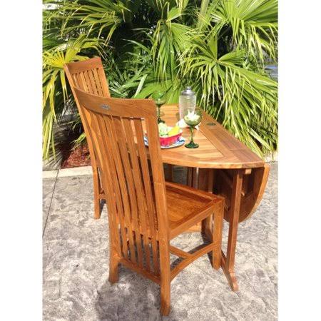 Chic Teak Balero Teak Patio Dining Side Chair MLY0_X0MMG67