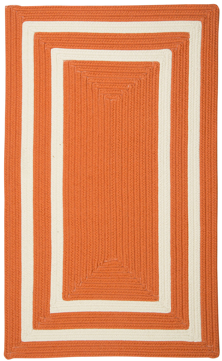 Colonial Mills La Playa Tangerine 4& Square Rug EFE5_H3USY30