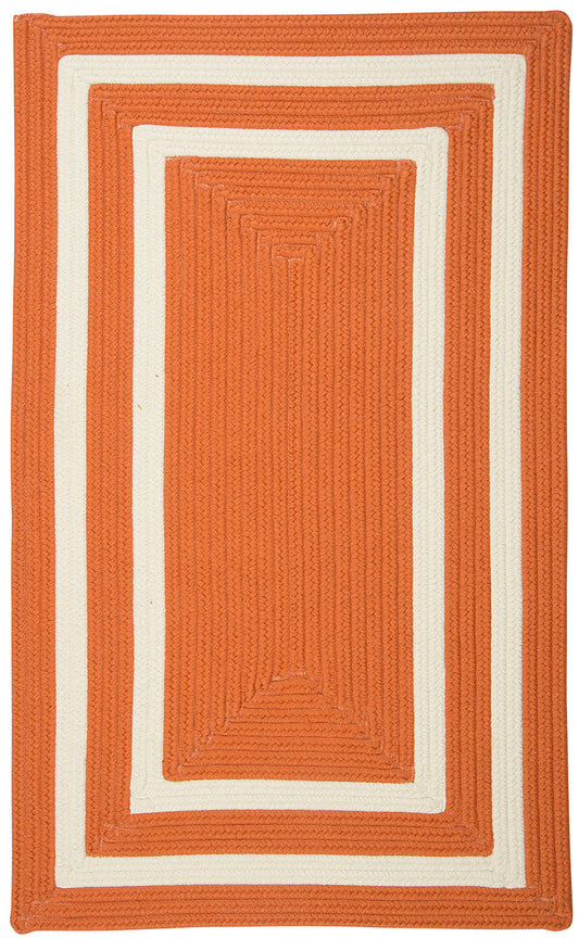 Colonial Mills La Playa Tangerine 4& Square Rug EFE5_H3USY30