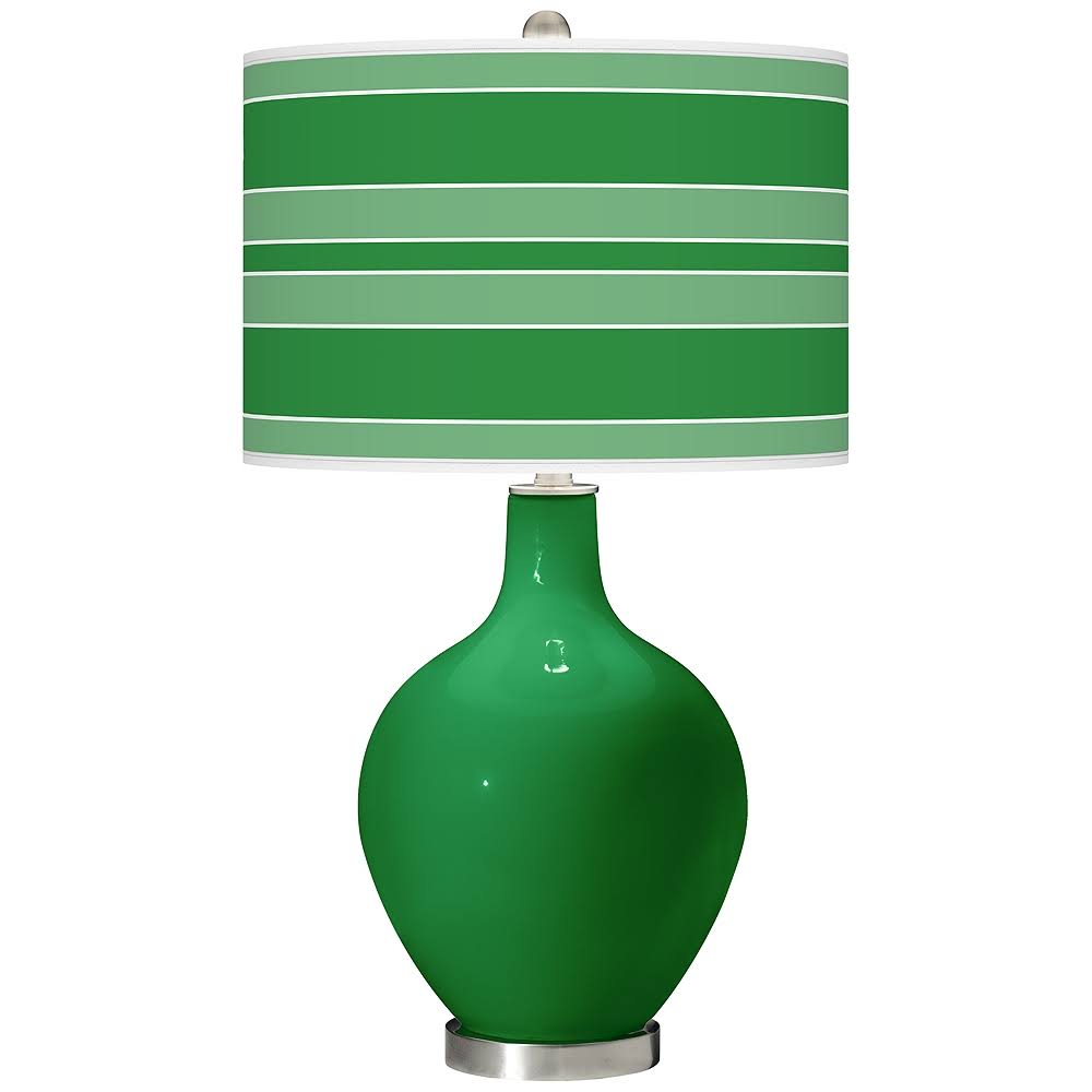 Color + Plus Envy Bold Stripe Ovo Table Lamp YVZ6_N6EEZ39