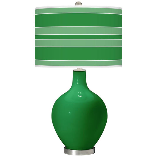 Color + Plus Envy Bold Stripe Ovo Table Lamp YVZ6_N6EEZ39