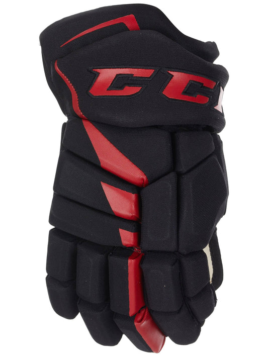 CCM Jetspeed FT485 Hockey Gloves - Junior - Black/Red - 11.0x22 UKY5_E0YZU23