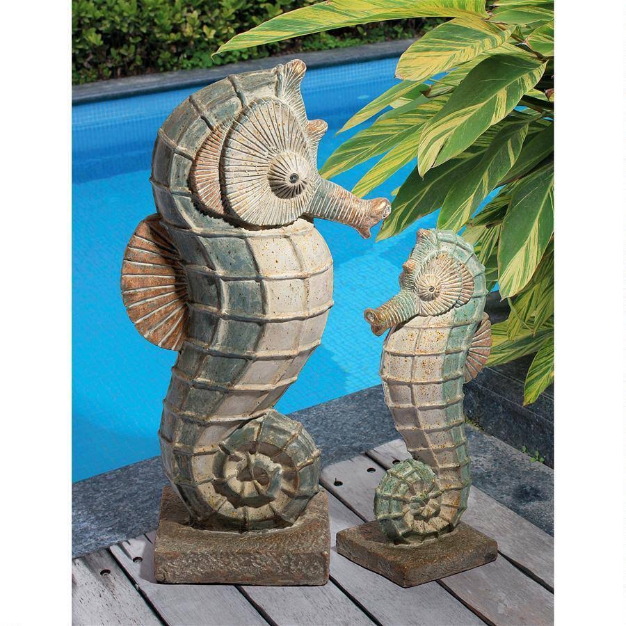 Design Toscano Sea Biscuit Seahorse Family Statue Collection AXB5_S8MLO06