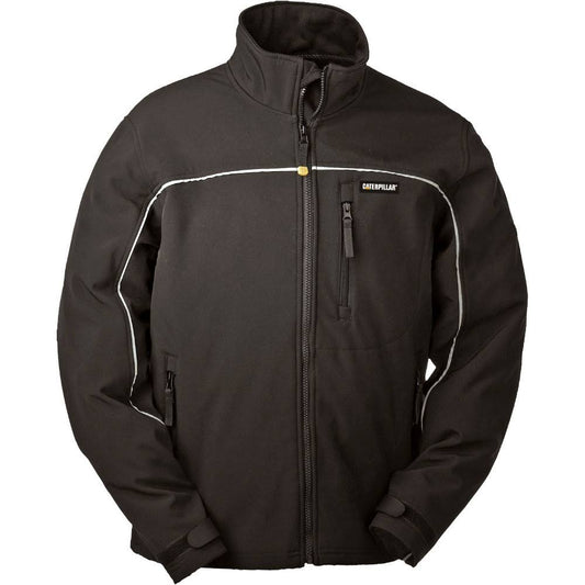 Caterpillar Mens Soft Shell Jacket, Graphite KSQ3_B4AOZ01