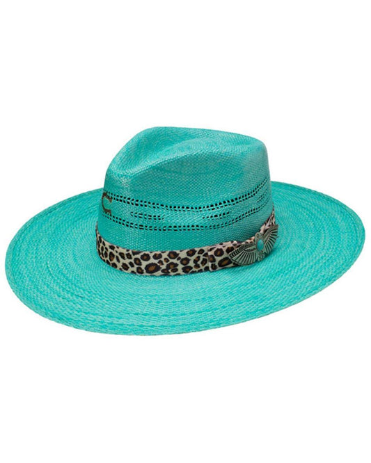 Charlie 1 Horse Ladies Right Meow Straw Hat CSRTMW-3436TQ SFG7_A5BYE97