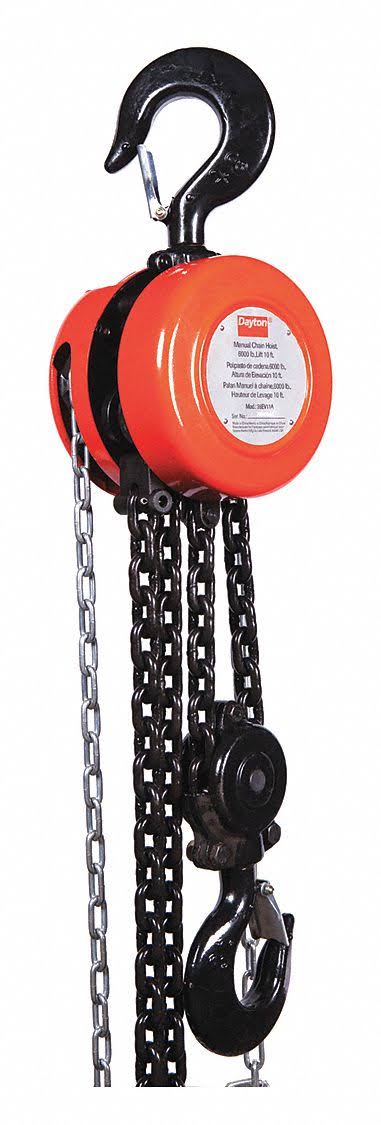 Dayton 38EV11 - Manual Chain Hoist 6000 lb. Lift 10 ft. PJX6_Q6FIH46