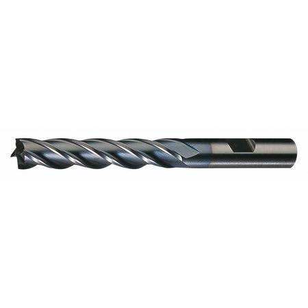 Cleveland HG-4C-TC HSS 6-Flute TiCN Square Single End Mill, 1-1/4x22 x 1-1/4x22 x 4x22 x 6-1/2x22 C75083 RJS2_M1BUO07