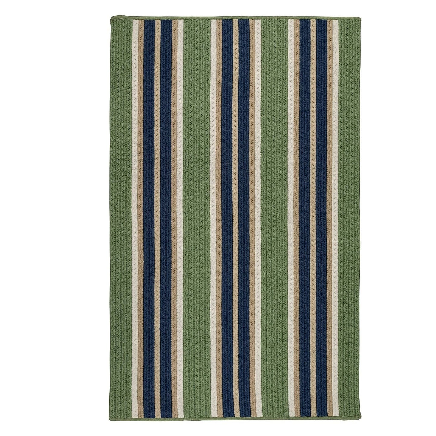 Colonial Mills Verticle Milton Stripe Indoor Outdoor Area Rug - 2 x 3 - Moss Green WQB6_D2YCE59