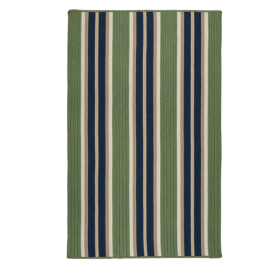 Colonial Mills Verticle Milton Stripe Indoor Outdoor Area Rug - 2 x 3 - Moss Green WQB6_D2YCE59