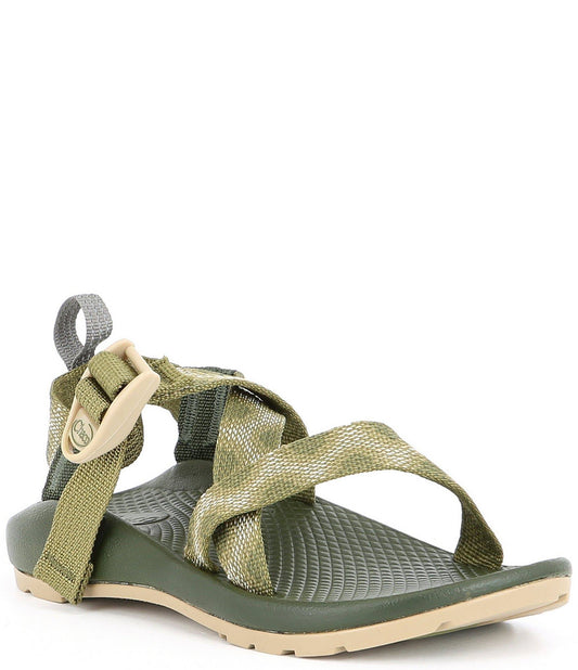 Chaco Z/1 Ecotread Kids Sandals (Vortex Avocado) JNA3_K3GST11