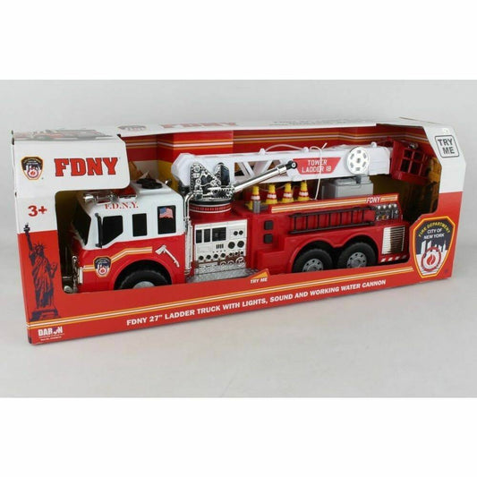 Daron Fdny Fire Brigade 27x22 Fire Truck w/Water Pump GMC7_H4UHJ69