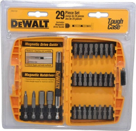 DeWalt 29 PC Screwdriver Bit Set - #1-3 Phillips, #6-10 Slotted, #1-3 Square | Part #DW2162 DHM6_W1GGL52