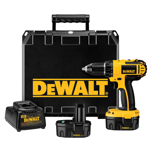 DeWalt 14.4V Cordless 1/2 in. Compact Drill Driver Kit DC730KA AVO1_D6EPY94