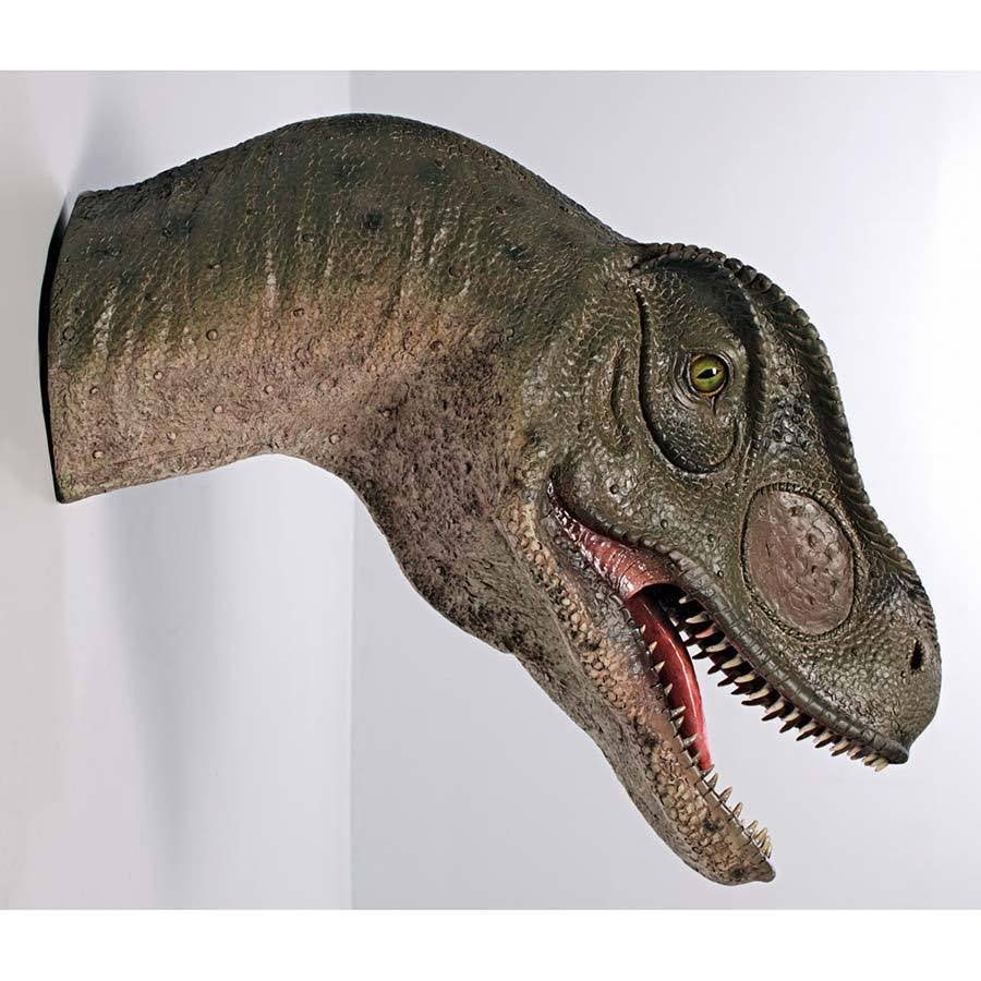 Design Toscano Giant Allosaurus Dinosaur Wall Trophy: Mouth Open TBE1_Q7VHI77