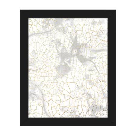 Click Wall Art Gold and Smoke Framed Graphic Art, Yellow RVO1_P4CMB99