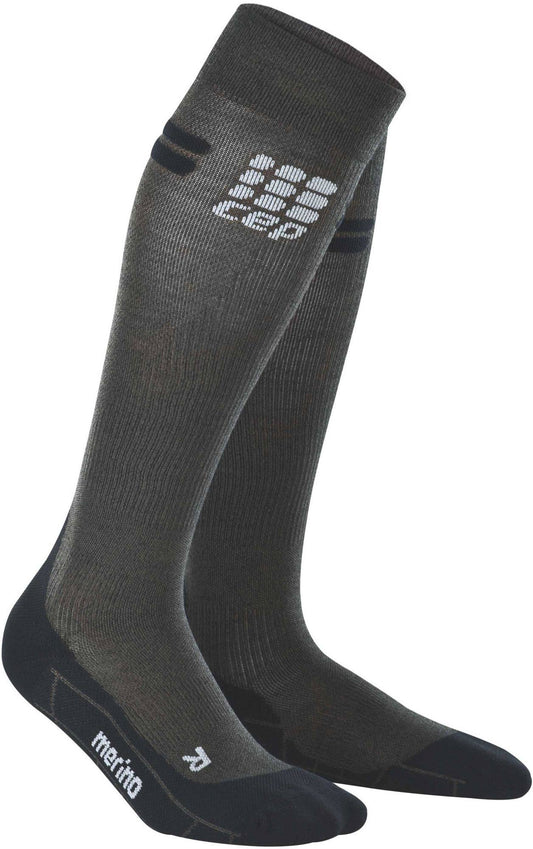 CEP Progressive+ Run Merino Socks - Mens Anthracite/Black Large QGO1_V1ZON48