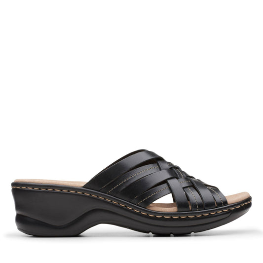 Clarks Lexi Selina Black Leather, Womens, Size: 9.5 BSP9_E2MLG87