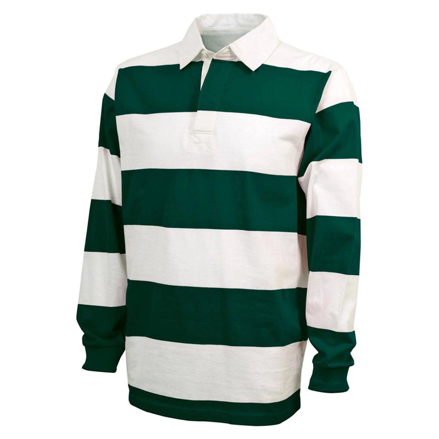 Charles River Apparel Classic Rugby Shirt Forest / White 3XL JCR9_C0IXT10