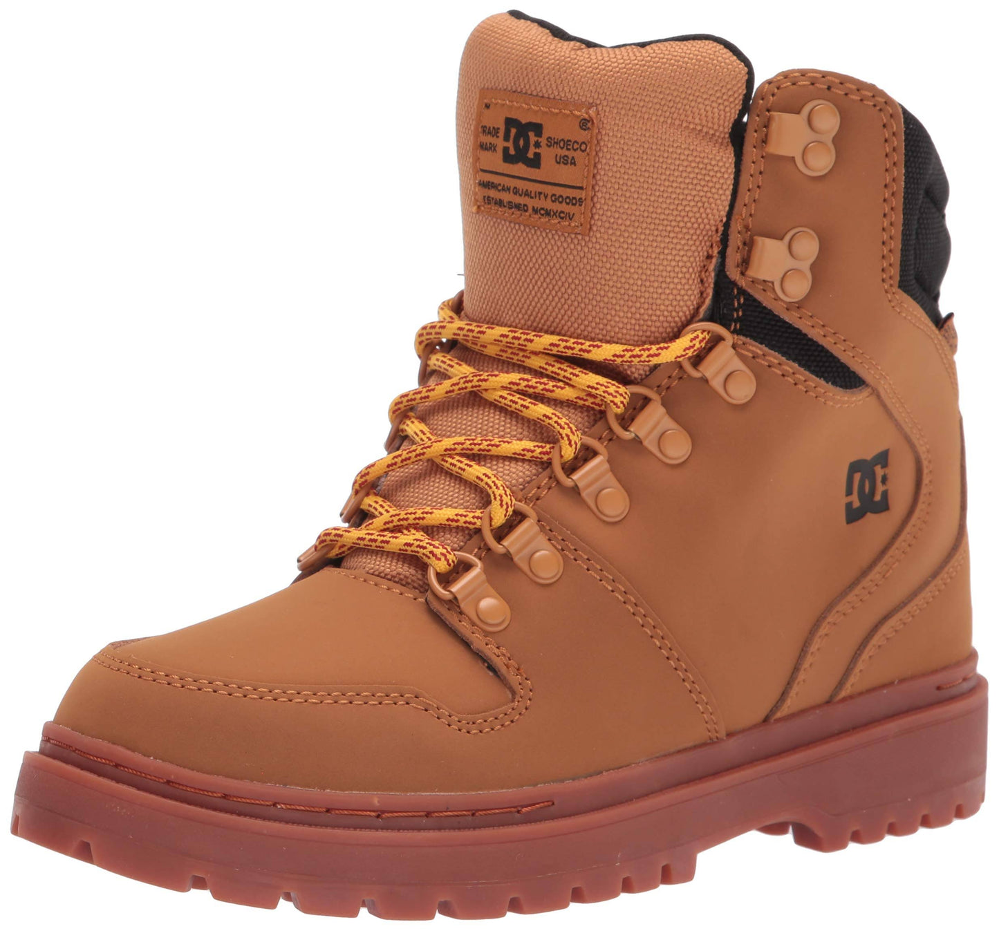 DC Peary TR Mens Lace-Up Boots Wheat/Black : 7 D SUH4_S2PSV13