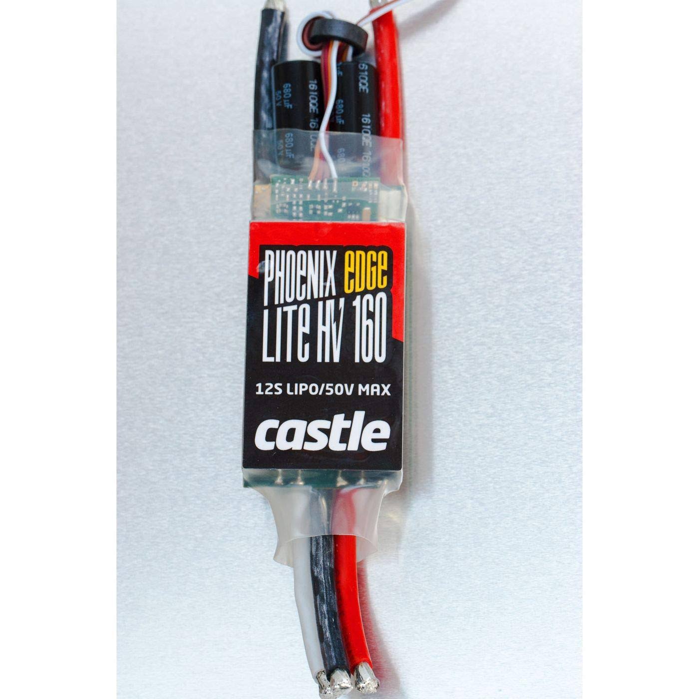 Castle Creations 010-0114-00 Phoenix Edge Lite 160 HV 50V 160 Amp ESC RFX4_B2JKW80