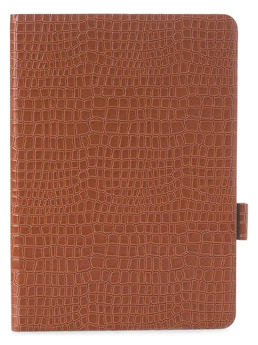 Chic Geeks Faux Crocodile iPad Case - Brown WAR2_N8AVU03