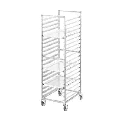 Channel Manufacturing Oven Racks Finish: Aluminum, Size: 70.25x22 H x 28.5x22 W x 18x22 D, 6x22 Spacing (10 Pan) 414A FWZ2_M6HJN92