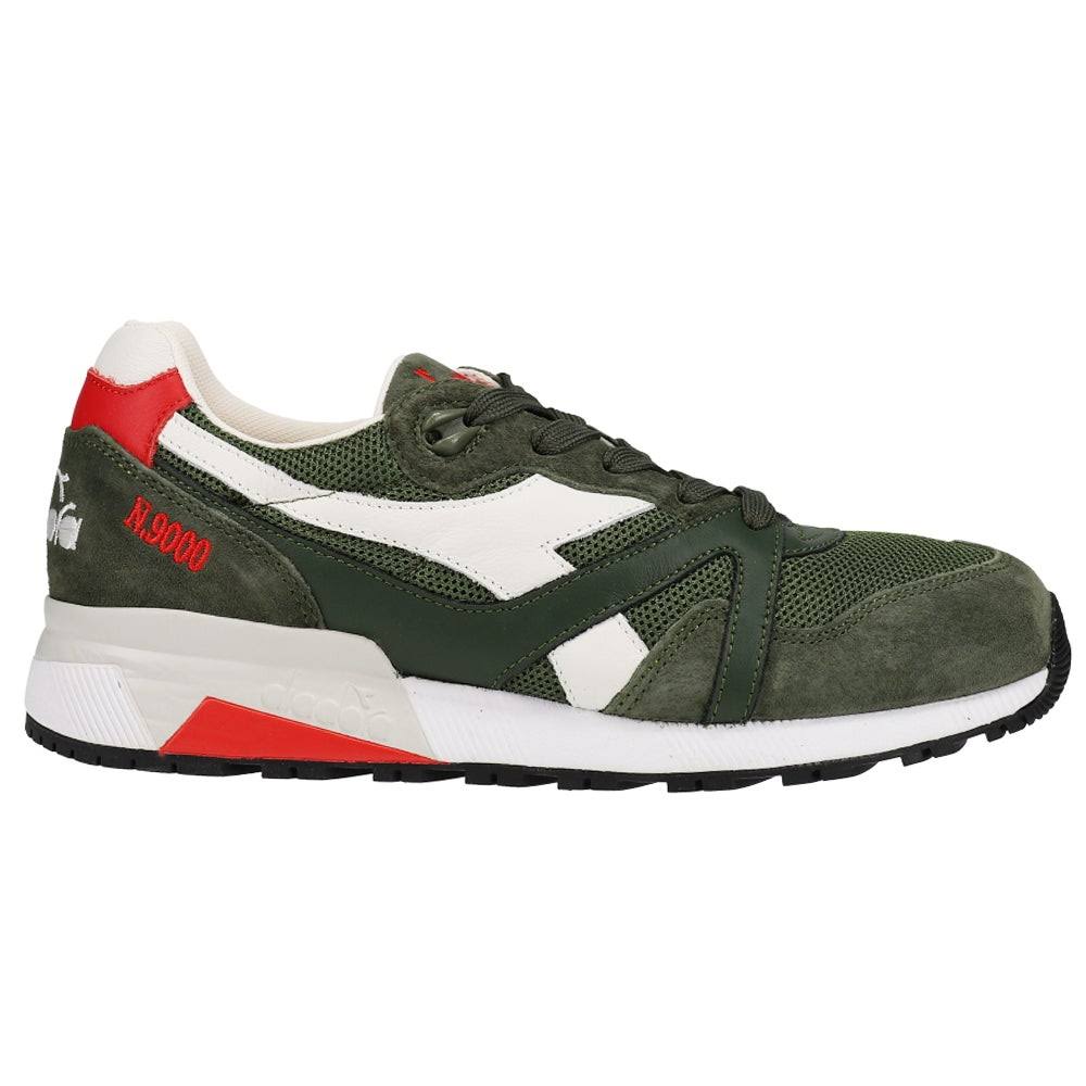 Diadora N9000 H Mesh italia Lace Up Sneakers Green- Mens- Size 7.5 D UBA2_U3EAC89