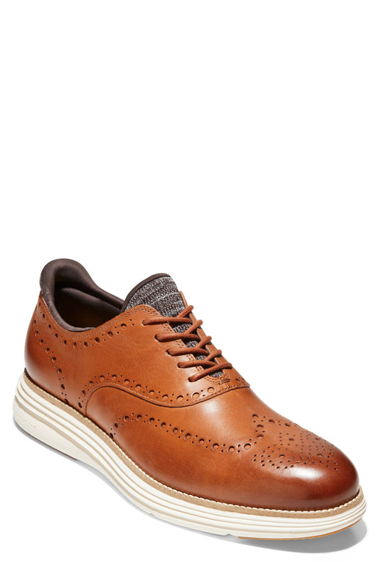 Cole Haan Mens Original Grand Ultra Wingtip Shoes - 9M CEF8_G6GRX40