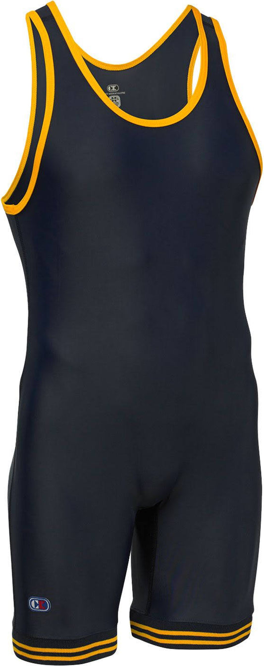 Cliff Keen The Collegiate Compression Gear Wrestling Singlet, Size: XXL IQD3_C8LSQ51