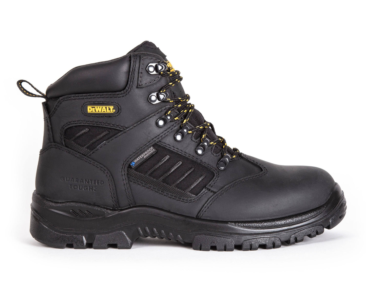 DeWalt Size: 10 Medium Mens Black Waterproof Steel Toe Work Boots | DXWP10044X-100-BFG GFN4_A5KGI19