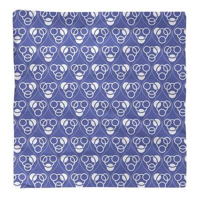 Classic Circles Waves Cotton Napkin Brayden Studio Color: Blue/White, Size: 0.1x22 H x 22x22 W x 22x22 D, Material: Cotton Twill BMS5_M2UJE57