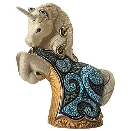 De Rosa - Baby Unicorn Figurine - Blue, Size: 2.25 x 1.5 x 3.5 GFJ1_F7PKI45