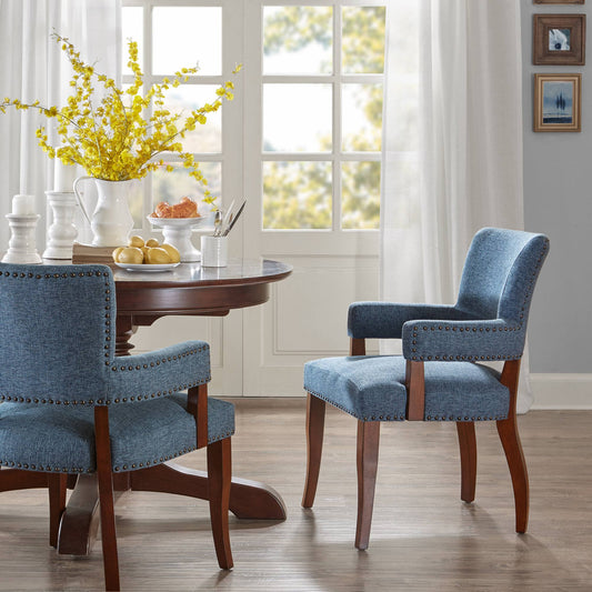 Darby Home Co Gilberton Arm Chair - Upholstery: Blue JTQ5_Y9UPR92