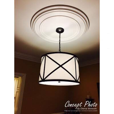 Darby Home Co 1CAEDFFE8FFE4AE9B72D3B43D092CE60 Twitchell Ceiling Medallion Finish: Hickory INZ1_I8OGY94