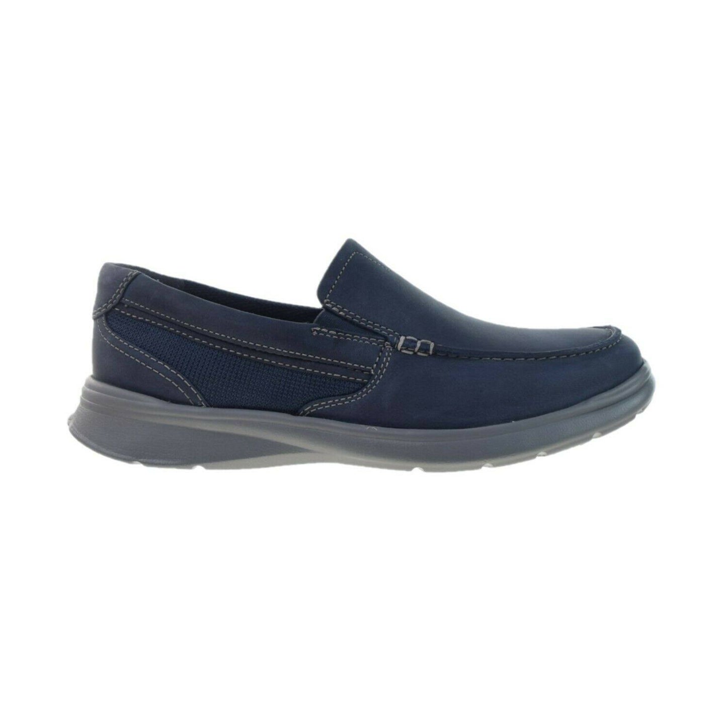 Clarks Cotrell Easy (Navy Combi Leather) Mens Shoes NQW0_B8RSQ74