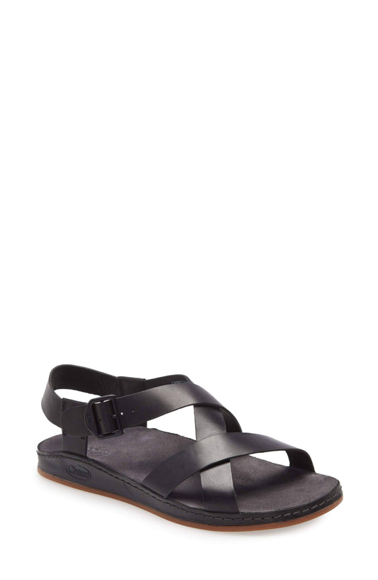 Chaco Womens Wayfarer Sandals - Black XOP6_K5YAE28