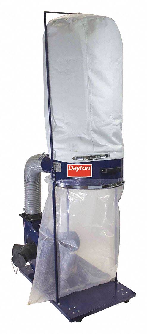 Dayton 400H55 Dust Collector, 12.6 Amps AC, 33-1/2x22 H JDB8_Z8MCC30