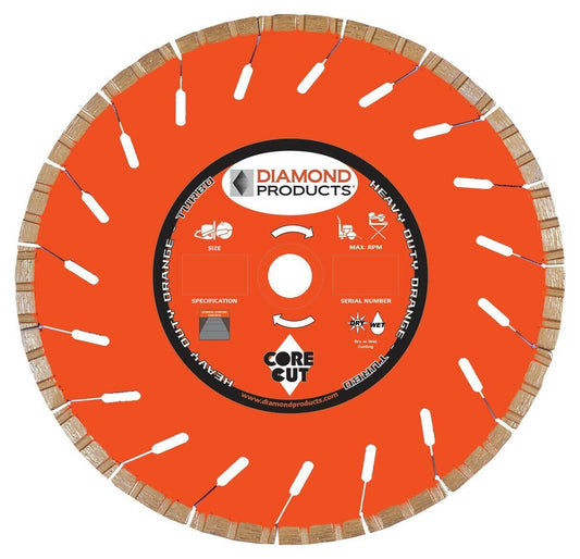 Diamond Products, 55240, TH040805PK Heavy Duty Orange Turbo Blade JLG6_H9PWZ38