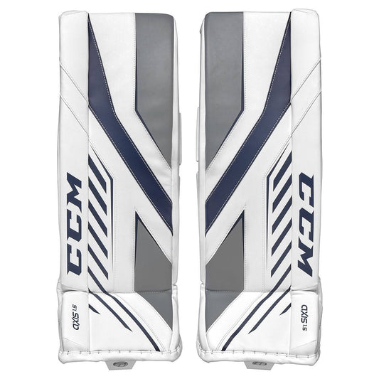 CCM Axis A1.5 Junior Goalie Leg Pads in Chicago Size 28+1in YCD7_D1ZDF58