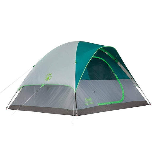 Coleman Rolling Meadows 6 Person Dome Tent, Gray/Light Blue (KM) FNQ2_C0XHS33