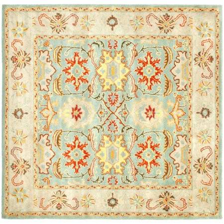 Darby Home Co Chaim Hand-Tufted Wool Blue Area Rug, Size: Square 6 YRY6_Z0WIR11