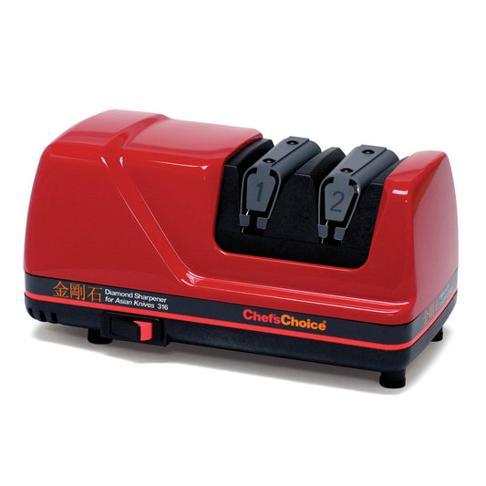 Chef&sChoice Diamond Sharpener for Asian Knives, Red UOC5_O0AFX83